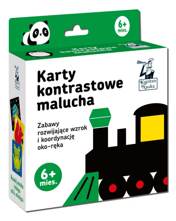 Karty kontrastowe malucha. Kapitan Nauka - tantis.pl