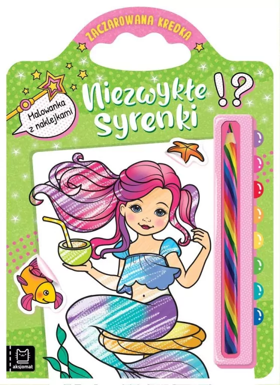 Niezwykłe syrenki. Malowanka z naklejkami - tantis.pl