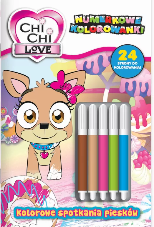 Chi Chi love. Numerkowe kolorowanki - tantis.pl