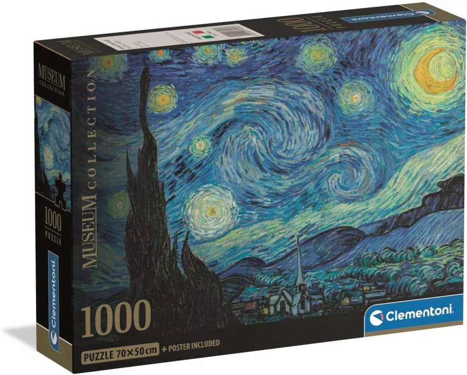 Puzzle 1000 COMPACT MUSEUM Van Gogh, The Starry Night - tantis.pl