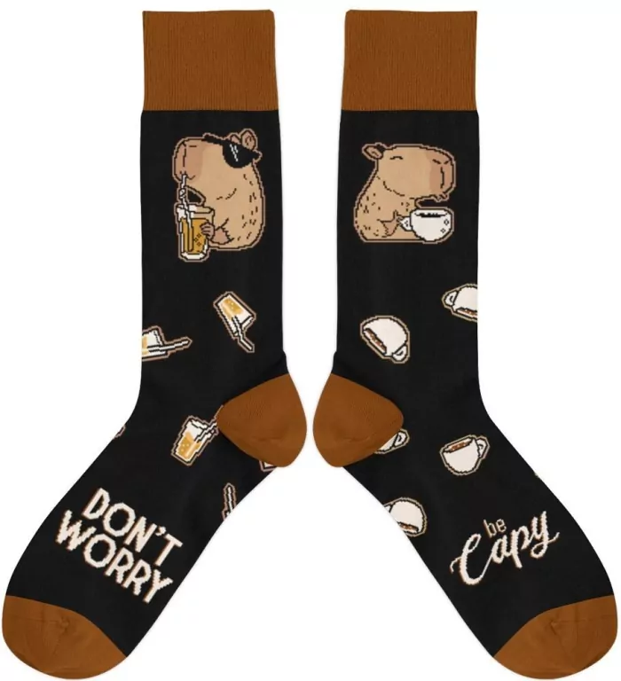 Skarpetki - Dont Worry, Be Capy rozm. 42/46 - tantis.pl