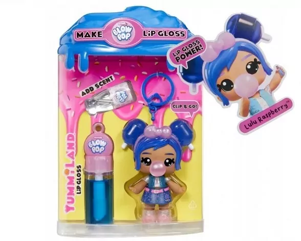 Yummiland Lip Gloss Doll - Lulu Raspberry - tantis.pl