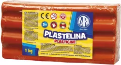 Plastelina Astra 1 kg czerwona