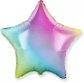 Balon foliowy gwiazda gradient pastelowy 45cm - tantis.pl