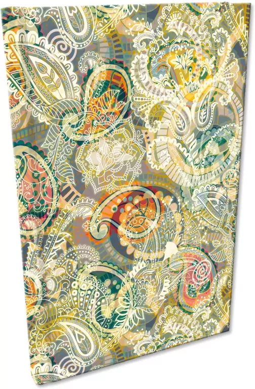 Notes A5 kratka Soft Touch Paisley Gold - tantis.pl
