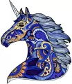 Puzzle 185 drewniane Jednorożec - tantis.pl