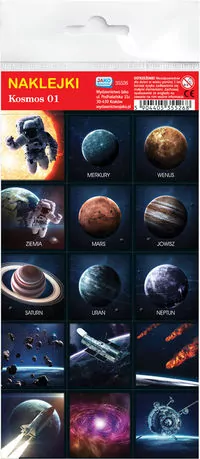 Naklejki Kosmos, 4 sztuki - tantis.pl