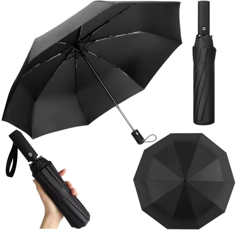 Parasol automatyczny + pokrowiec czarny 105cm - tantis.pl