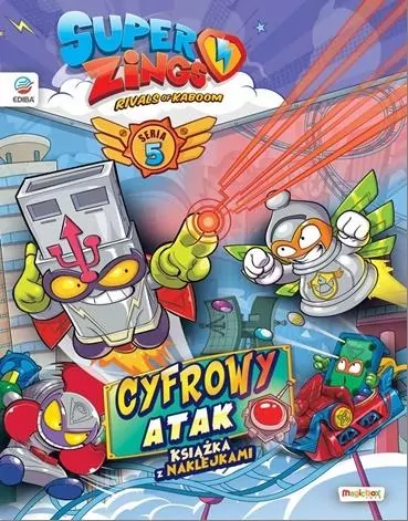 SuperZings. Książka z naklejkami + figurka - tantis.pl
