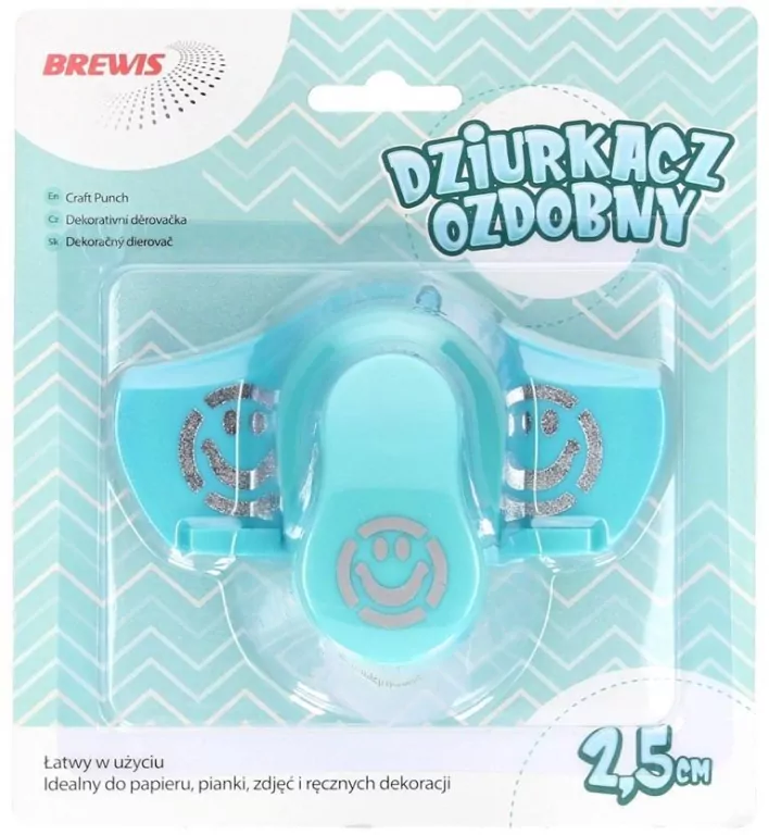 Dziurkacz ozdobny brzegowy. Buźka 2,5cm - tantis.pl