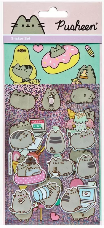 Zestaw naklejek. Pusheen - tantis.pl