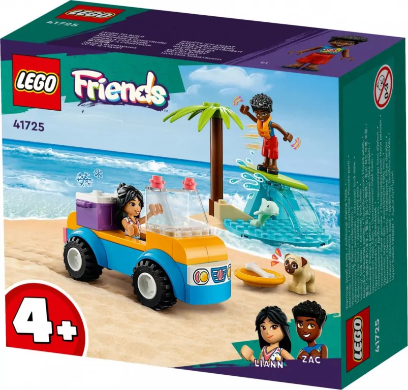 LEGO® Friends. Zabawa z łazikiem plażowym. 41725 - tantis.pl