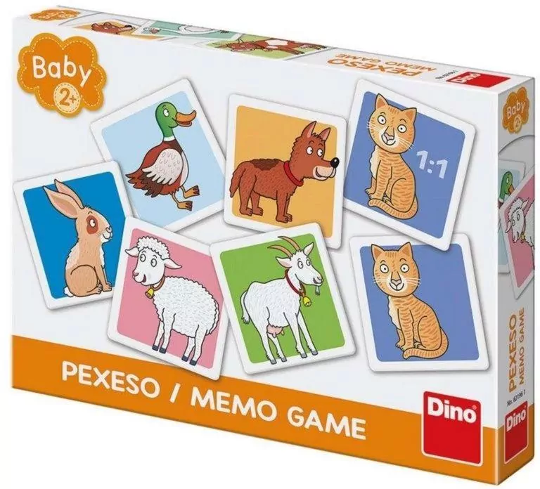 Gra pamięciowa baby memory Zwierzątka - tantis.pl