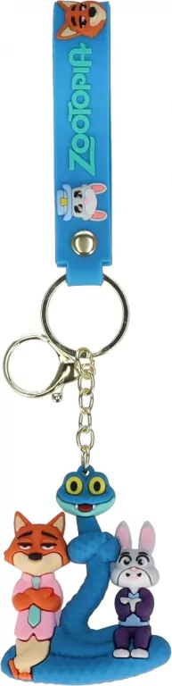 BRELOK GUM ZWIERZAKI ZOO 8CM Z OPASKA MIX4 - tantis.pl