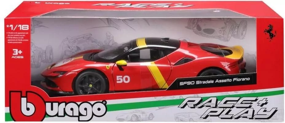 Ferrari SF90 Stradale Assetto Fiorano Red #50 - tantis.pl