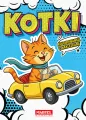 Kolorowanka komiksowa Kotki z naklejkami - tantis.pl