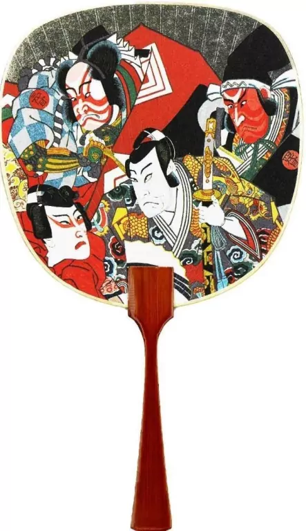 Karnet TUL-1034 Wachlarz Japoński teatr Kabuki - tantis.pl
