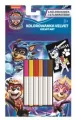 Zestaw aksamitnych kolorowanek z flamastrami Psi Patrol 12 elementów - tantis.pl