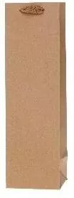 Torebka Lux kraft na butelkę 40x40x40cm ROZETTE. 1 sztuka - tantis.pl