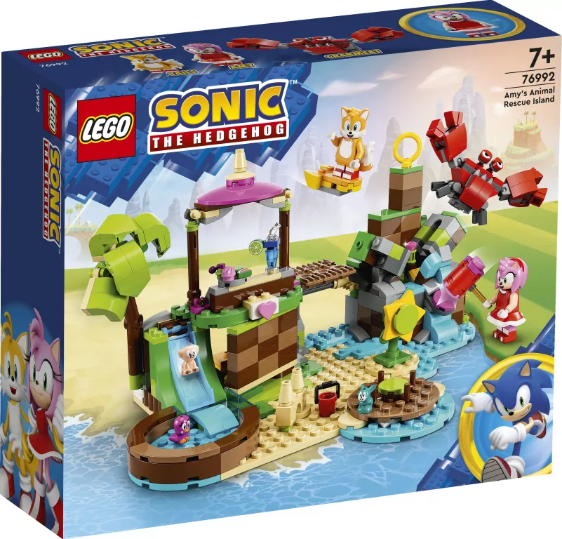 LEGO® Sonic the Hedgehog™. Wyspa dla zwierząt Amy 76992