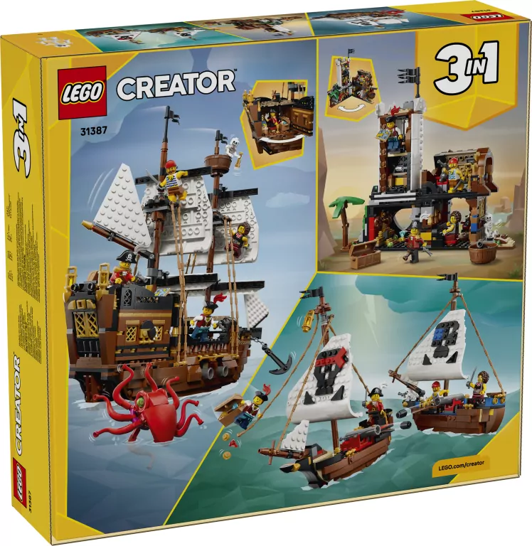 LEGO® Legendarny statek piracki 31387 - tantis.pl