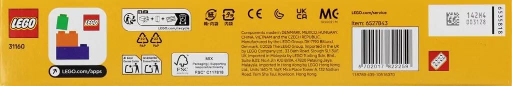 LEGO® Creator. Statek powietrzny: samolot. 31160 - tantis.pl