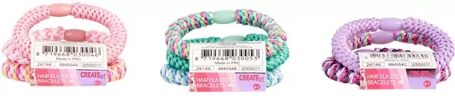 CREATE IT! kolorowe gumki d/włosów 884554 /24 - tantis.pl