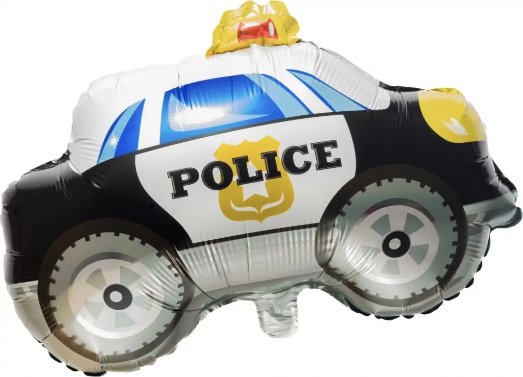 Balon foliowy nadrukiem auta policyjnego - tantis.pl