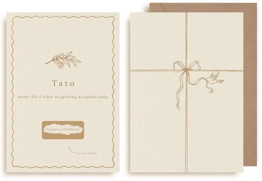 Kartka zdrapka - Zostaniesz Dziadkiem - tantis.pl