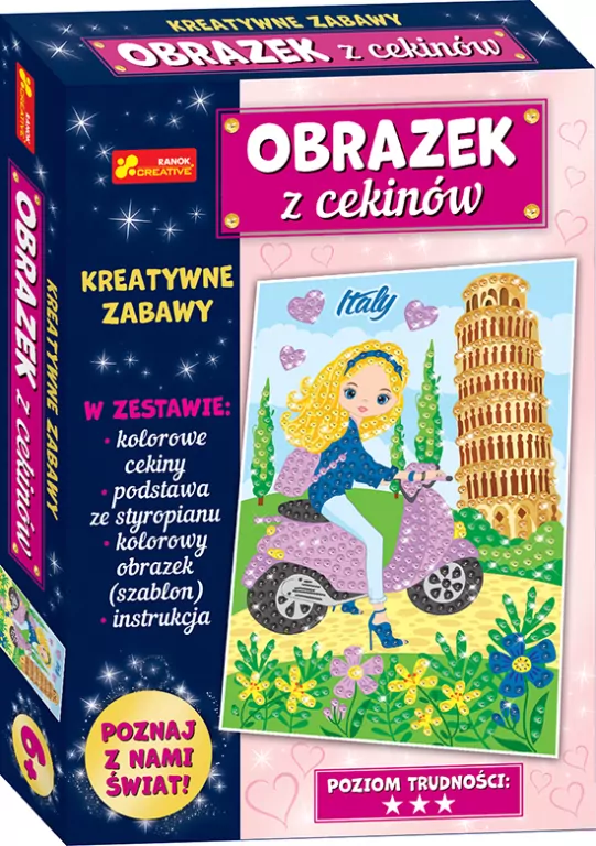 Obrazek z cekinów. Podróże małe i duże. Włochy - tantis.pl