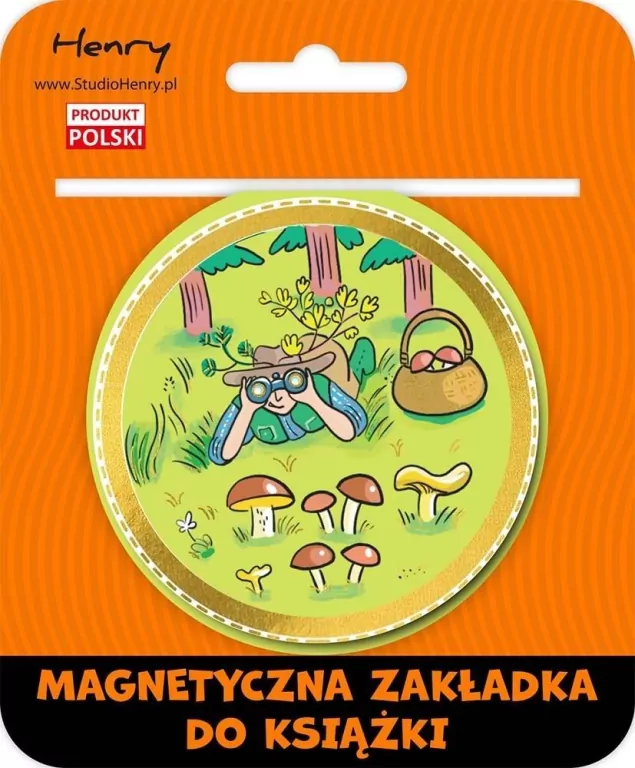 Zakładka magnetyczna kulka 2 grzyby - tantis.pl