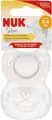 NUK. Star. Smoczki. 0-6 miesięcy. Różowy i biały - tantis.pl