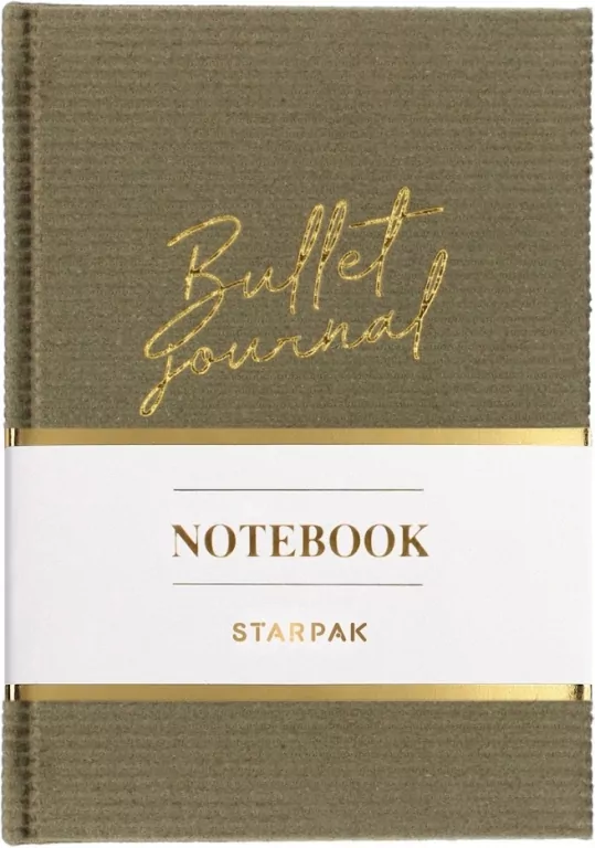 Notes A5/80K sztruksowy oliwka - tantis.pl