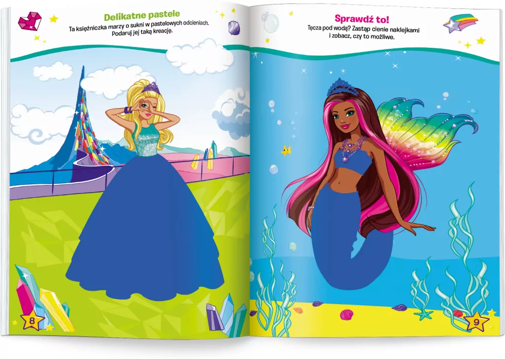 Barbie. Brokatowe ubieranki - tantis.pl