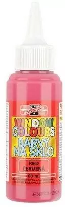 FARBA WITRAŻOWA 9742004 60 ML CZERWONA - tantis.pl