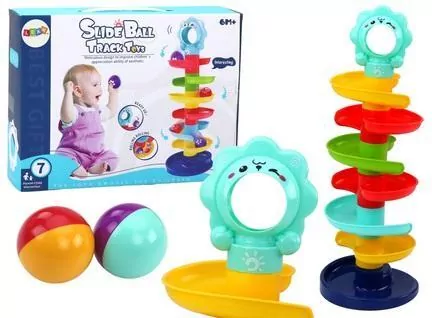 Zjeżdżalnia dla kulek wieża kolorowa - tantis.pl