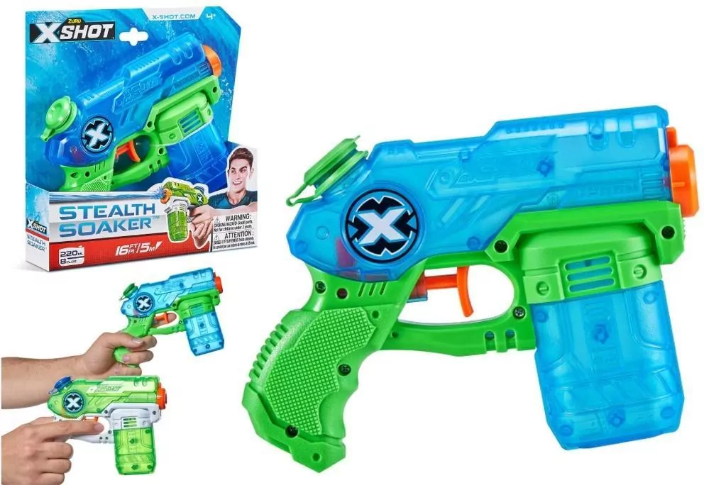 Pistolet na wodę Zuru X-Shot Stealth Soaker mix - tantis.pl