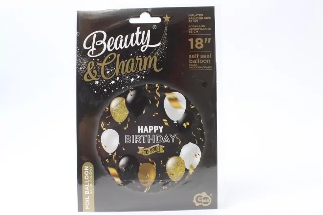 Balon foliowy Happy Birthday To You 45cm - tantis.pl