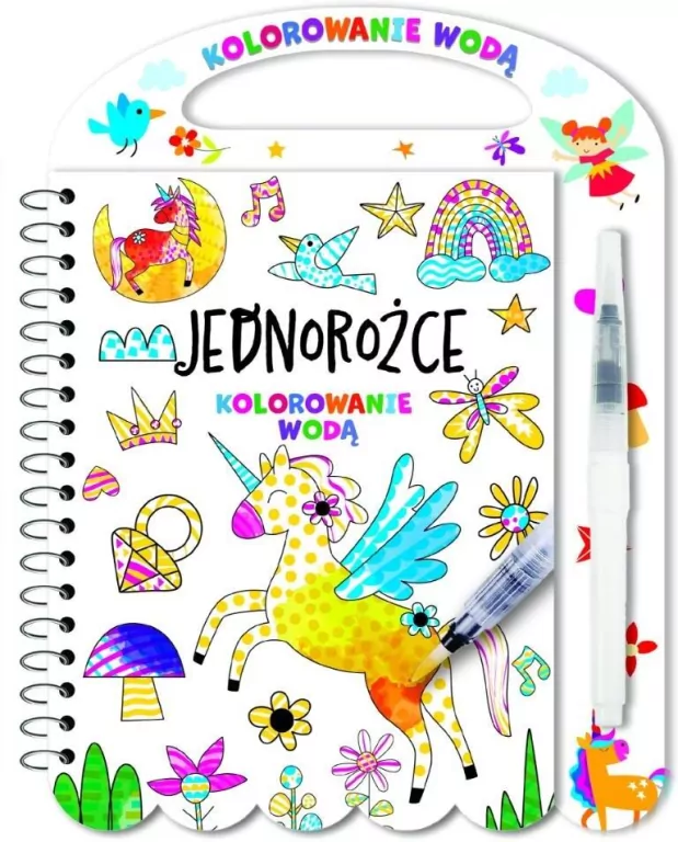 Kolorowanie wodą. Jednorożce - tantis.pl