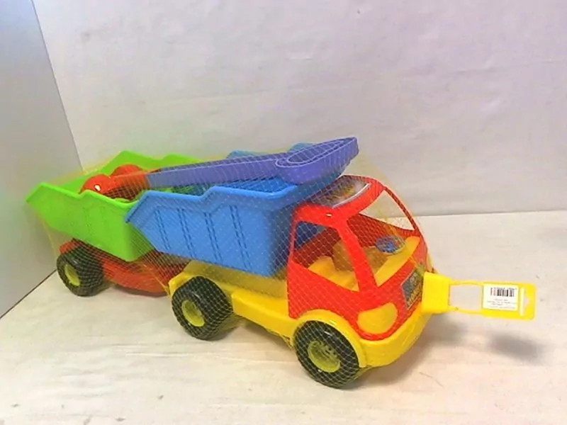 Samochód z klockami i łopatką - tantis.pl