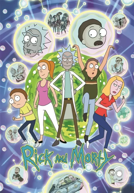 Puzzle 1000 Rick and Morty - tantis.pl