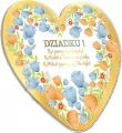 Laurka dwustronna Serce Dziadek - Magiczne kwiaty - tantis.pl