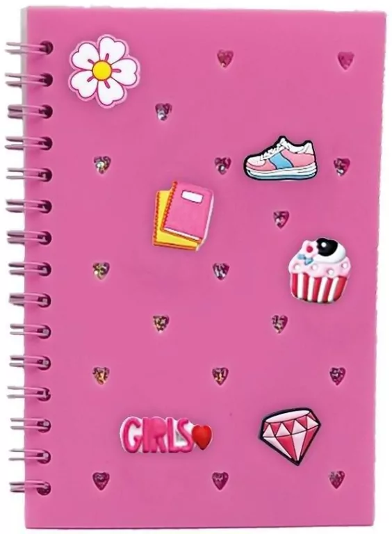 Notes A5/80K z wpinkami różowy STnux - tantis.pl