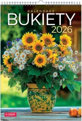 Kalendarz wieloplanszowy Bukiety 2026/ A3