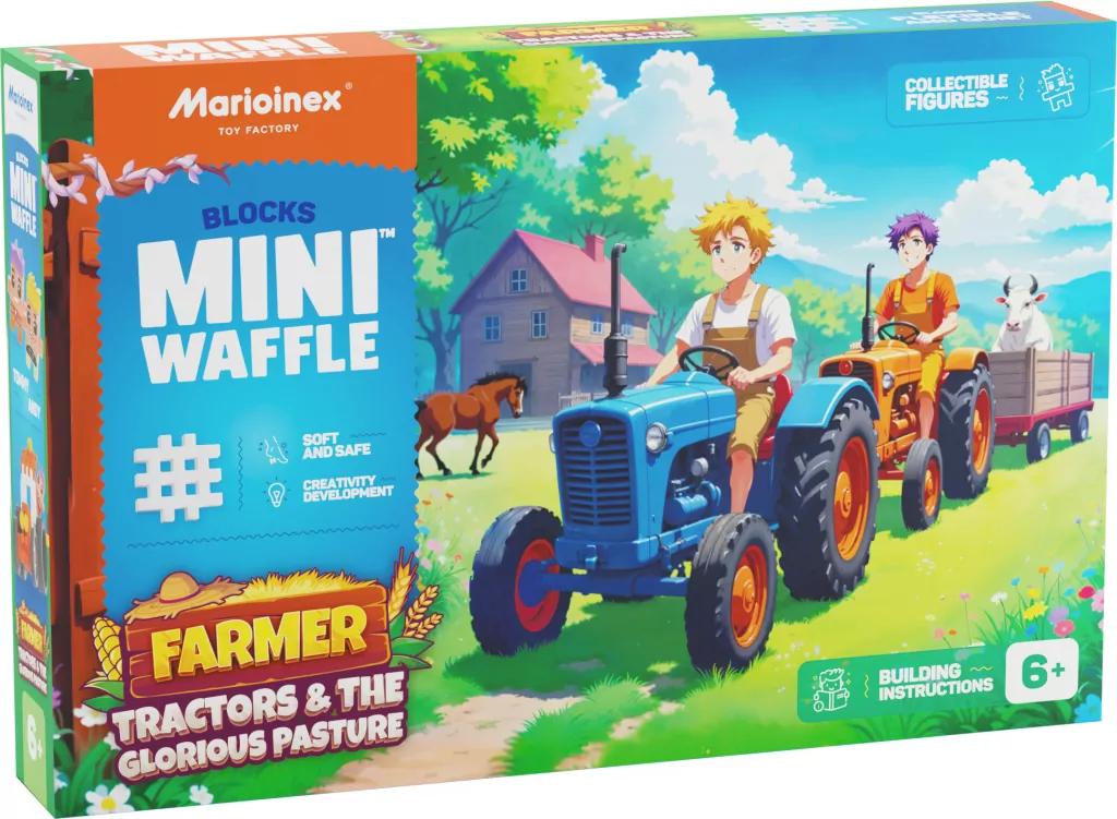 Mini Waffle - Farmer - Traktory i wypasiona łąka - tantis.pl
