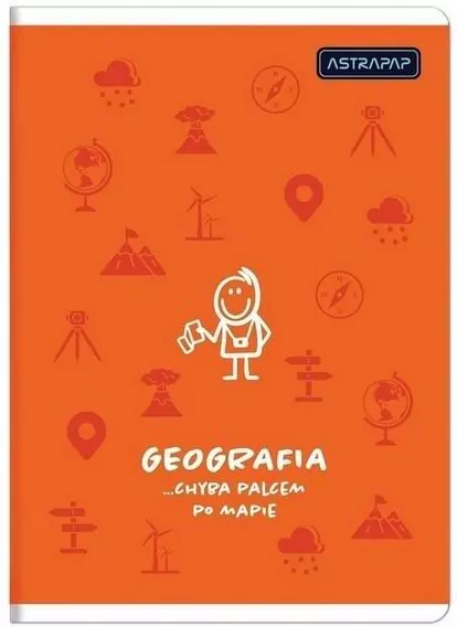 Zeszyt A5/60K kratka Geografia - tantis.pl