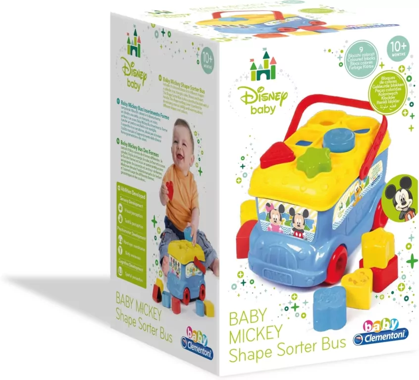 Autobus Baby Myszka Miki. Sorter z klockami - tantis.pl