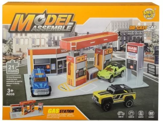 Stacja benzynowa do składania