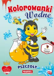 Pszczoły. Kolorowanki wodne