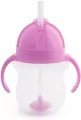 Kubek Munchkin niekapek ze słomką 207ml fioletowy - tantis.pl